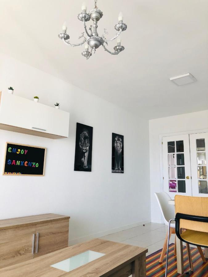 Enjoy Sanxenxo,200M Playa, Balcon Vistas Cies, Piscina & Terraza Azotea,2 Plazas Garaje, 2 Banos, Muy Luminoso, Muy Tranquilo,Muy Equipado, Centrico Lejlighed Eksteriør billede
