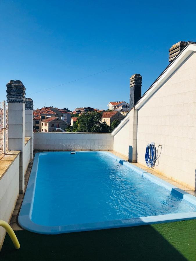 Enjoy Sanxenxo,200M Playa, Balcon Vistas Cies, Piscina & Terraza Azotea,2 Plazas Garaje, 2 Banos, Muy Luminoso, Muy Tranquilo,Muy Equipado, Centrico Lejlighed Eksteriør billede